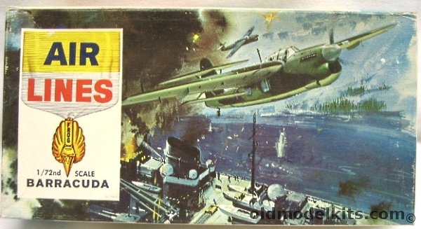 Air Lines 1/72 Fairey Barracuda, 7902 plastic model kit